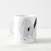 Japanischer Chin Dog Kaffeetasse (Vorderseite Links)