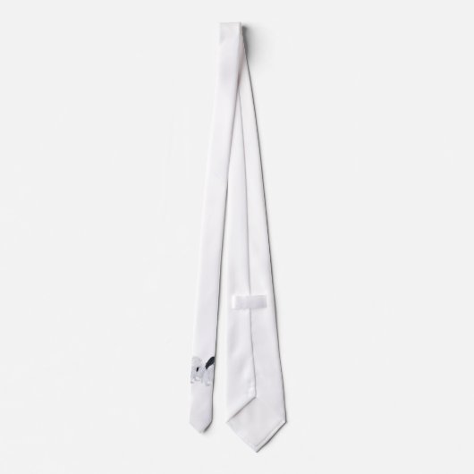 Japanischer Chin Dog Krawatte (Rückseite)