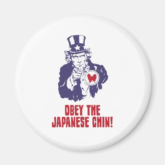 Japanischer Chin Magnet (Vorne)