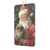 Japanischer Chin mit Weihnachtsfeiertag Autolufterfrischer (Links)