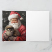 Japanischer Chin mit Weihnachtsfeiertag Karte (Innenseite)