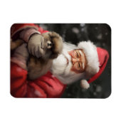 Japanischer Chin mit Weihnachtsfeiertag Magnet (Horizontal)