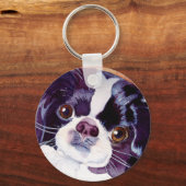 Japanischer Chin Schlüsselanhänger (Vorderseite)