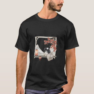 Japanischer Chindhund Cottagecore Zen Niedlich Dog T-Shirt