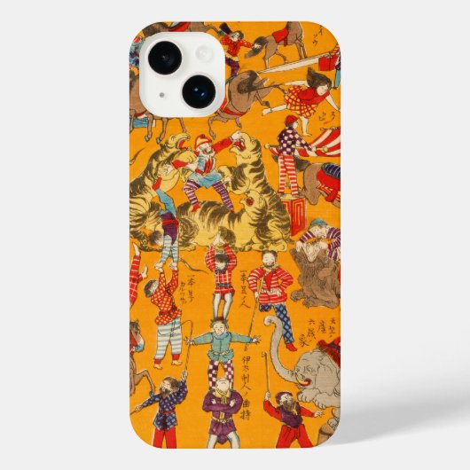 Japanischer Circus Phone Case für iPhone und Samsu Hülle (Rückseite)
