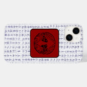 Japanischer Clan Kamon Kanji Script Birds Case-Mate iPhone Hülle (Rückseite (Horizontal))