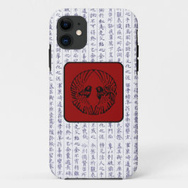 Japanischer Clan Kamon Kanji Script Birds Case-Mate iPhone Hülle