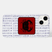 Japanischer Clan Kamon Kanji Script Crabs Case-Mate iPhone Hülle (Rückseite (Horizontal))