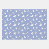 Japanischer Crane Bird Origami Geschenkpapier Set (Vorderseite 3)