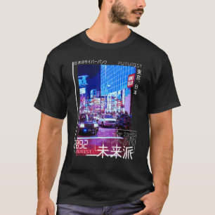 Japanischer Cyberpunk Tokio Streetwear Ästhetik Ja T-Shirt
