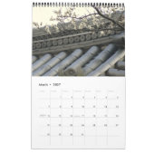 Japanischer Dach-Fliesen-Kalender Kalender (Mär 2027)