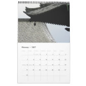 Japanischer Dach-Fliesen-Kalender Kalender (Feb 2027)