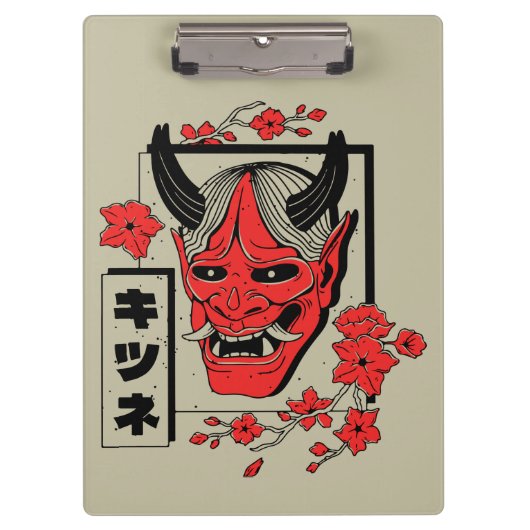 japanischer Dämon Klemmbrett (Vorderseite)