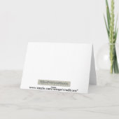 Japanischer Dank Dankeskarte (Rückseite)