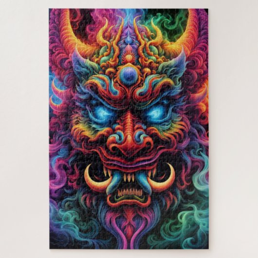 Japanischer Demon Jigsaw Puzzle (Vertikal)