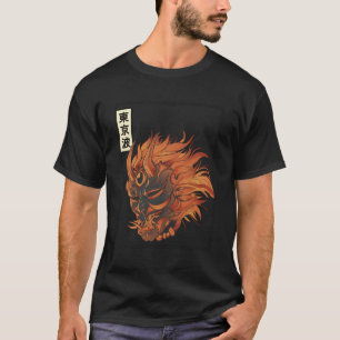 Japanischer Demon Oni Japan Ästhetische Anime T-Shirt