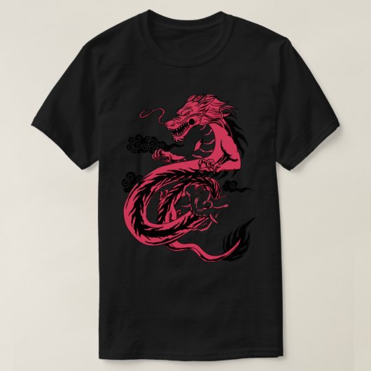 Japanischer Drache11 T-Shirt (Design vorne)