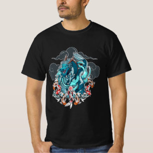 Japanischer Drache Anime Japan Tattoo Anime Lover T-Shirt