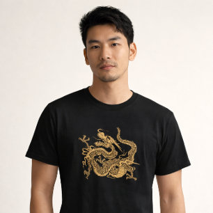 Japanischer Drache anpassbare Farben T-Shirt