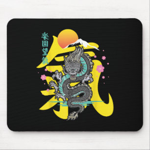 Japanischer Drache Asien Tattoo Mousepad