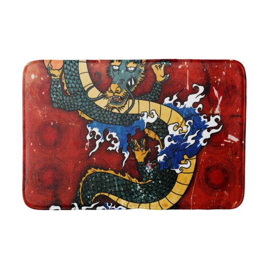 Japanischer Drache Badematte (Vorderseite)