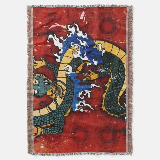 Japanischer Drache Decke (Vorderseite Vertikal)