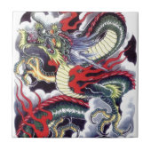 Japanischer Drache Fliese (Vorderseite)
