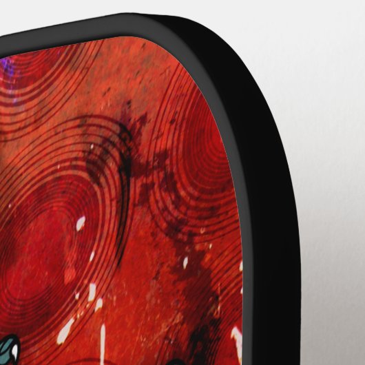 Japanischer Drache - gutes Glück Pickleball Schläger (Linke Seite)