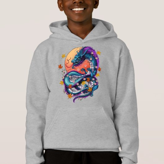 Japanischer Drache Hoodie (Vorderseite)