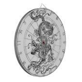 Japanischer Drache - im chinesischen Stil Dartscheibe (Vorderseite Links)