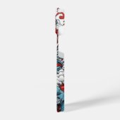 Japanischer Drache iPhone 14 Slim Fit Case, Glossy iPhone Hülle (Linke Seite)