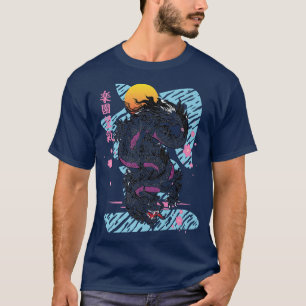 Japanischer Drache Kanji Asiatischer Demo Geist Sa T-Shirt