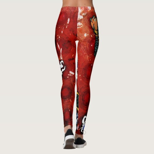 Japanischer Drache Leggings (Rückseite)