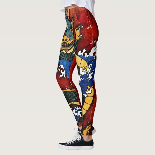 Japanischer Drache Leggings (Links)