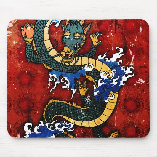 Japanischer Drache Mousepad (Vorne)