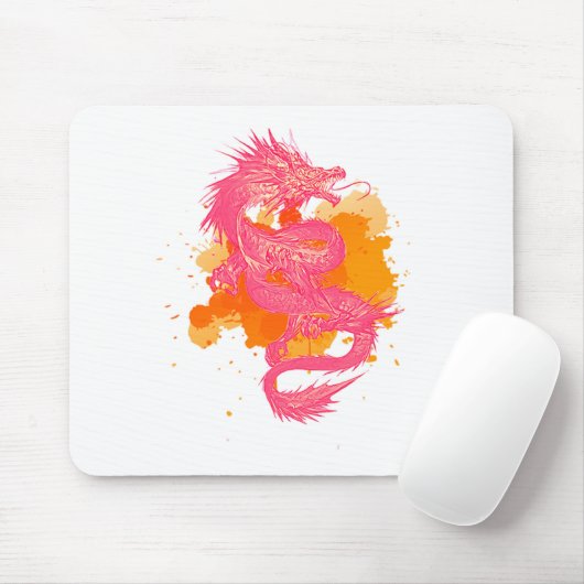 japanischer Drache Mousepad (Mit Mouse)