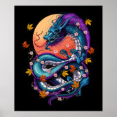 Japanischer Drache Poster (Vorne)