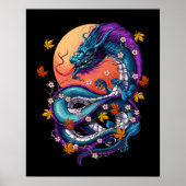 Japanischer Drache Poster (Vorne)