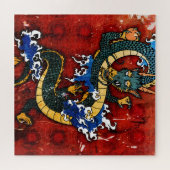 Japanischer Drache Puzzle (Horizontal)