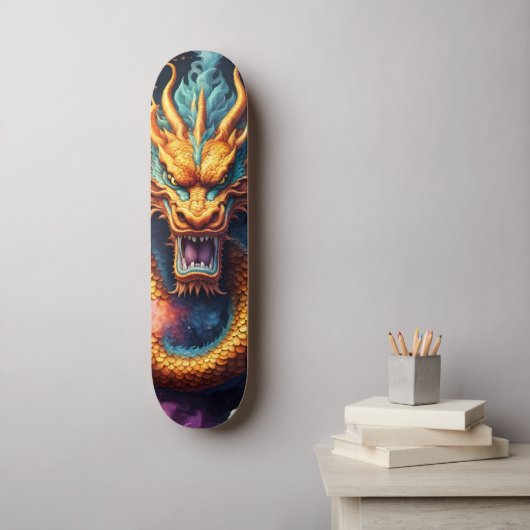 Japanischer Drache Skateboard (Wandkunst)