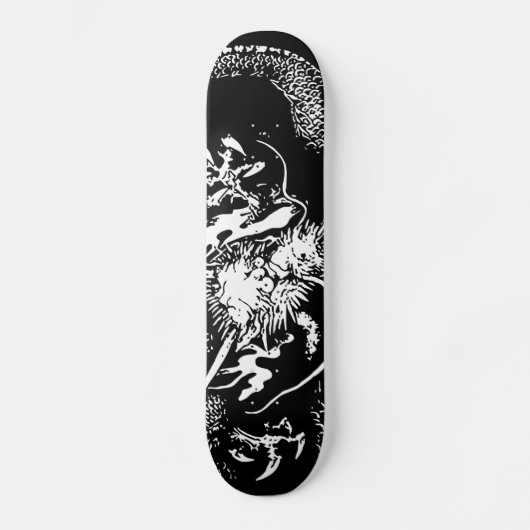 Japanischer Drache Skateboard (Vorderseite)
