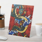 Japanischer Drache Sockelschild (In SItu)