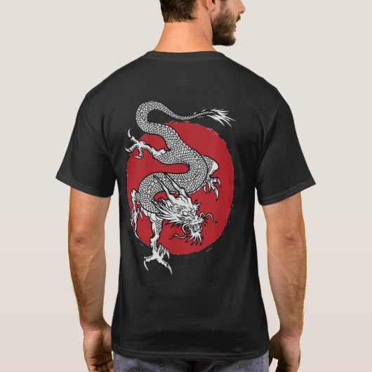 Japanischer Drache T-Shirt (Rückseite)