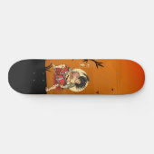 Japanischer Drache Tattoo Samurai Warrior Skateboard (Horizontal)