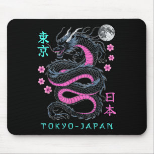 Japanischer Drache Tokio Japan 80er Asiatischer My Mousepad