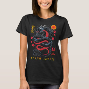 Japanischer Drache Tokio Japan 80er Asiatischer My T-Shirt