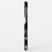 Japanischer Drachenschwarz und Gold Case-Mate iPhone Hülle (Hinten/Links)