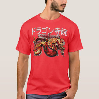 japanischer Drachentempel Japan Illustration T-Shirt