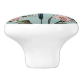 Japanischer Dragonfly Deko aus Glas Keramikknauf (Seitenansicht)