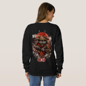 Japanischer Druck Hoodie (Schwarz voll)